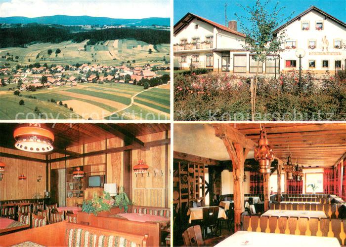 Rosenau Grafenau Gasthof Postwirt Gastraeume Panorama