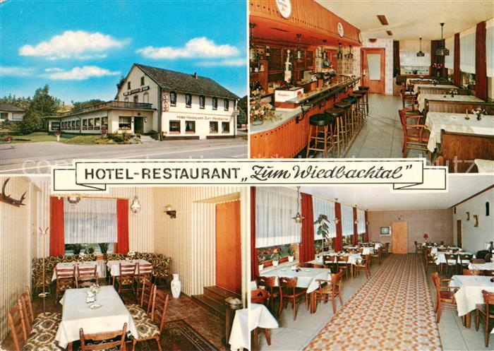 Obernau Westerwald Hotel Restaurant Zum Wiedbachtal Gastraeume Bar