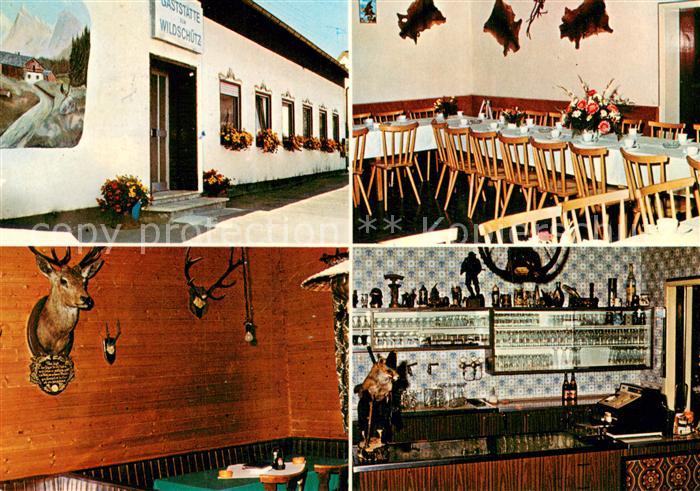 Oberottmarshausen Gasthof Wildschuetz Gastraeume Theke