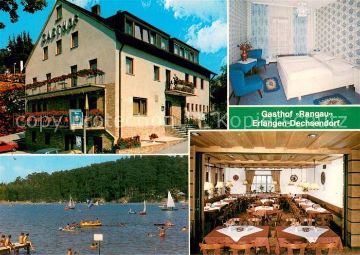 Dechsendorf Gasthof Rangau Zimmer Gastraum Seepartie