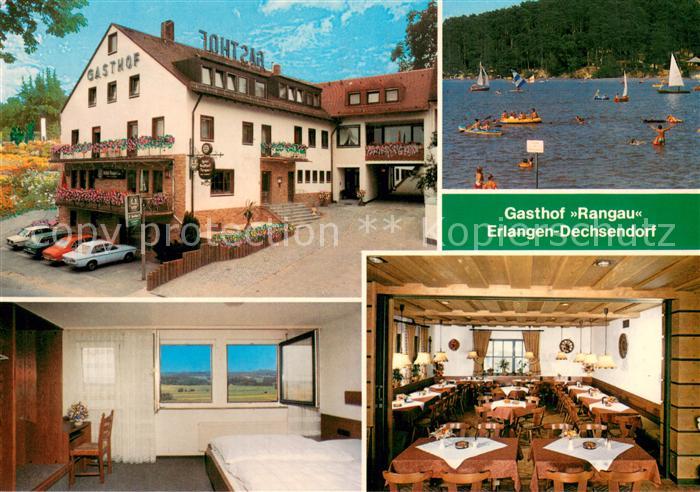 Dechsendorf Hotel Gasthof Rangau Zimmer Gastraum Seepartie