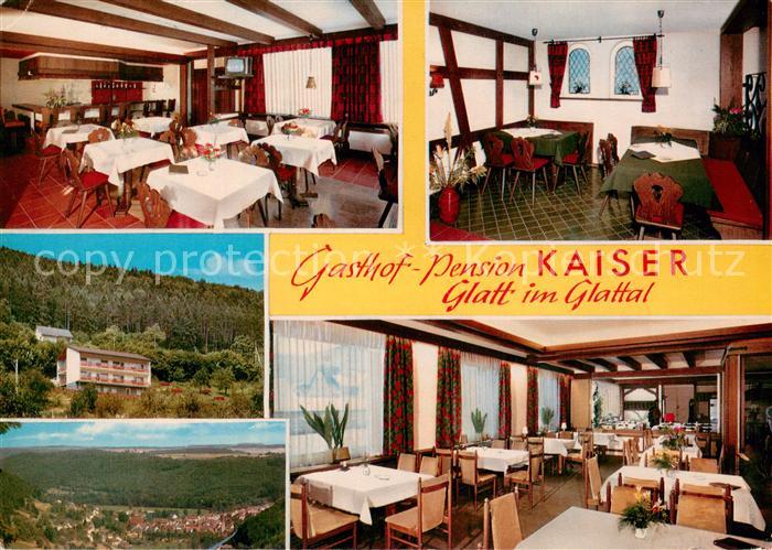 Glatt Gasthof Pension Kaiser Gastraeume Panorama