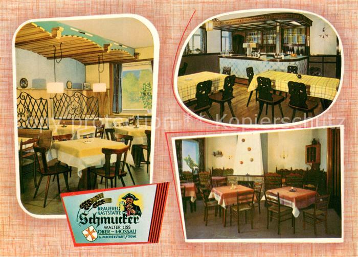 Ober-Mossau Bauerei Gaststaette Schmucker Gastraeume Bar