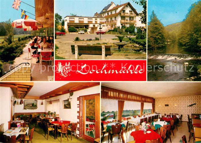 Oberzeuzheim Lochmuehle Hotel Pension Park Terrasse Gastraeume