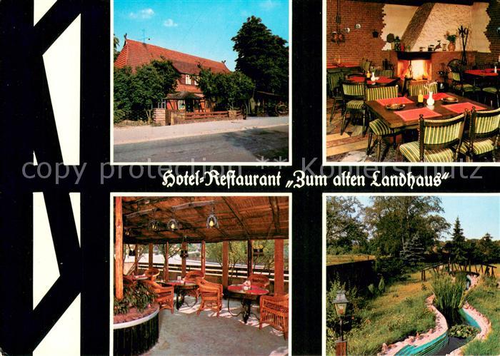 Deutsch Evern Hotel Restaurant Zum alten Landhaus Gastraeume Park