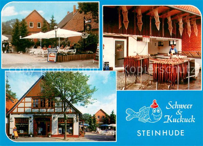 Steinhude Wunstorf Schweer und Kuckuck Aalraeucherei Fischgrill Terrasse