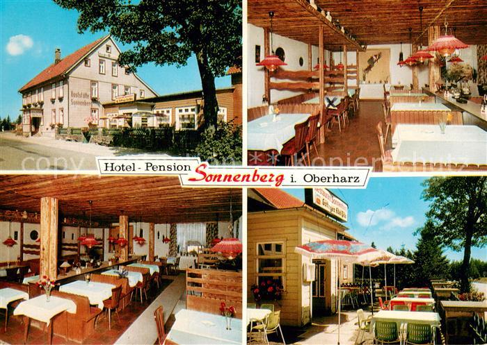St Andreasberg Harz Hotel Pension Sonnenberg Gastraeume Terrasse