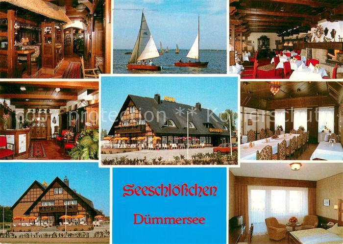 Lembruch Hotel Restaurant Seeschloesschen Gastraeume Zimmer Segelschiffe
