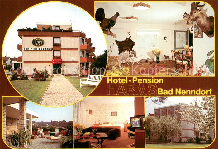 Bad Nenndorf Hotel Pension Harms Gastraeume Terrasse TV Raum