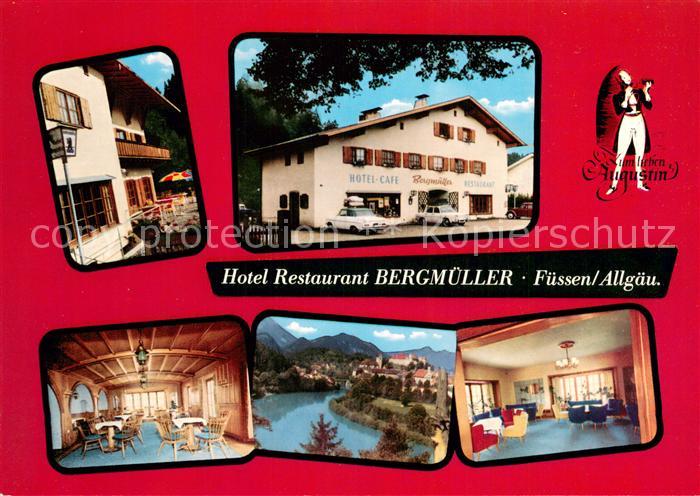 Fuessen Allgaeu Hotel Restaurant Bergmueller Gastraeume Panorama