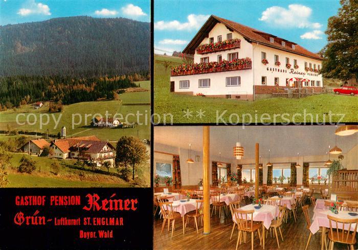 Gruen St Englmar Panorama Gasthof Pension Reiner Gaststube