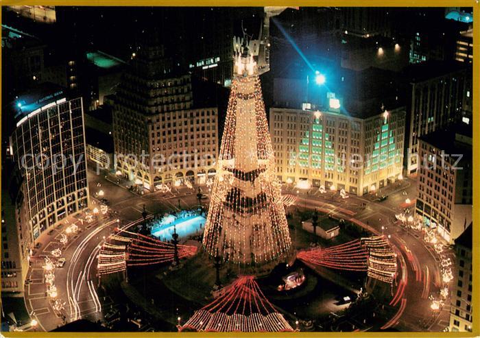 Indianapolis Christmas of the Circle The Soldiers and Sailors Monument
