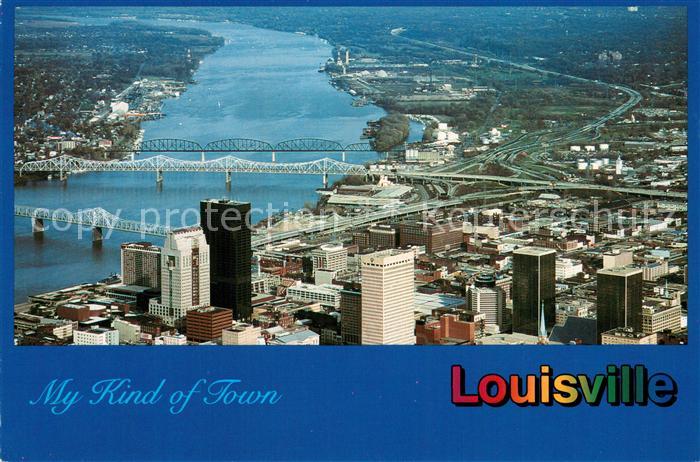 Louisville Kentucky Aerial view