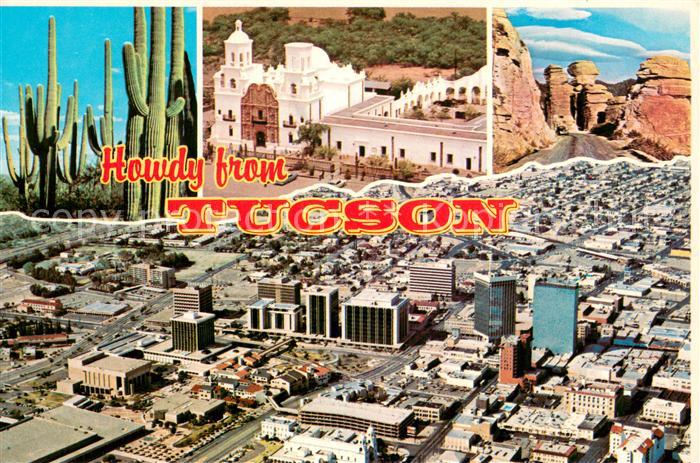 Tucson Aerial view of Downtown Tucson andthe Santa Catalina Mountains