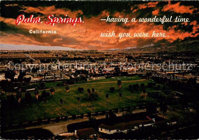 Palm Springs Aerial view with O’Donnell golf course