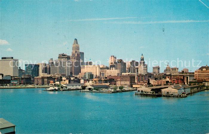 Baltimore Maryland Skyline and inner harbour