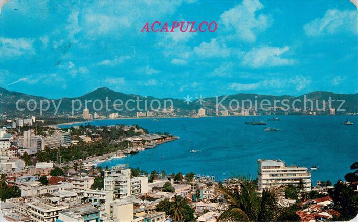 Acapulco Vista panorámica de la Bahía