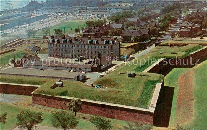 Detroit Michigan Fort Wayne Military Museum aerial view