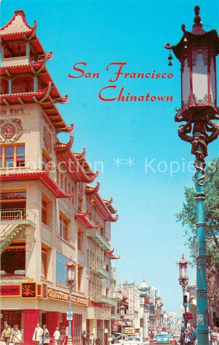 San Francisco California Chinatown Grant Avenue