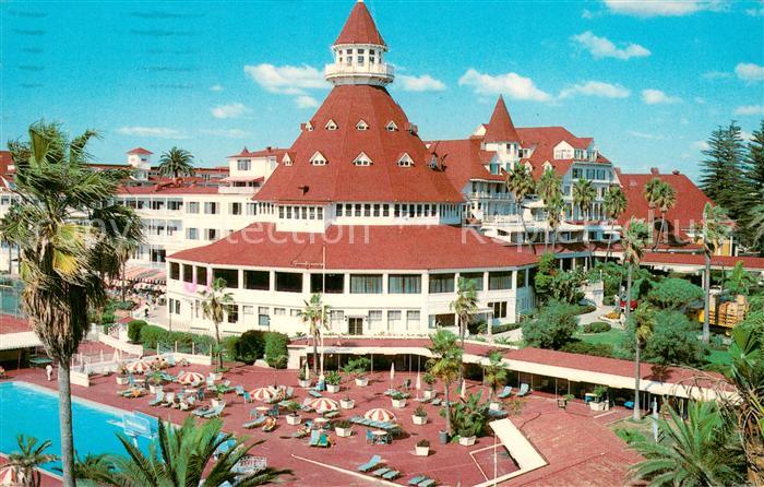 San Diego California Historical Hotel del Coronado on Coronado Island