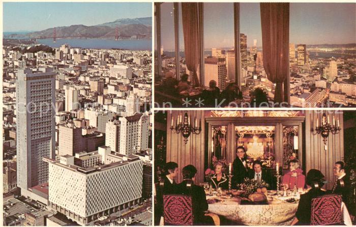 San Francisco California Hilton Hotel Restaurant Tower
