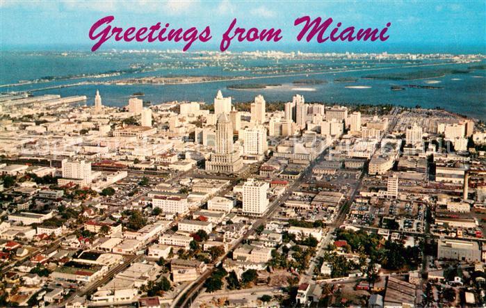 Miami Florida Aerial view