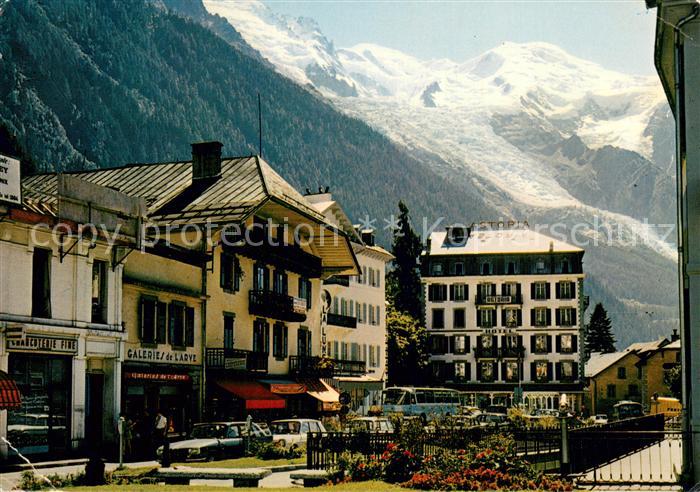 Chamonix Hôtel Astoria et le Mont Blanc