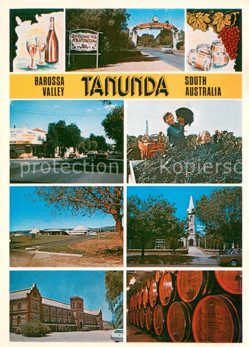 Tanunda Australia Barossa Valley Arch Street Grape Harvest Hotel Church Chateau