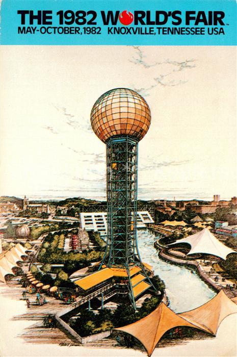 Knoxville Tennessee The 1982 Worlds Fair Kuenstlerkarte