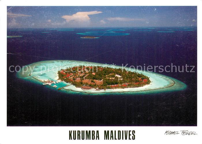 Male Maldives Kurumba Resort Island aerial view
