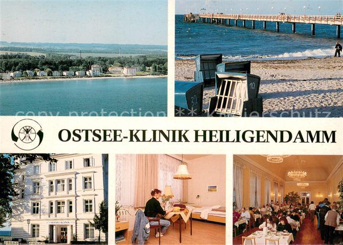 Heiligendamm Ostseebad Ostsee-Klinik Rehaklinik Restaurant Strand Seebruecke Fli