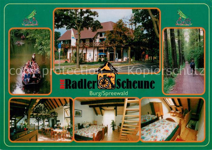Burg Spreewald Radler Scheune Gaststaette Pension Fremdenzimmer Waldpartie
