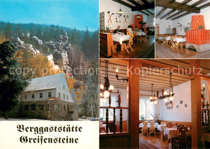 Ehrenfriedersdorf Erzgebirge Berggaststaette Greifensteine Felsen