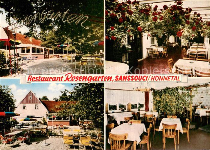 Sanssouci Restaurant Rosengarten Terrasse