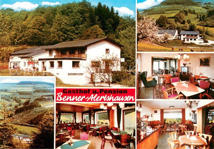 Alertshausen Gasthof Pension Benner Landschaftspanorama