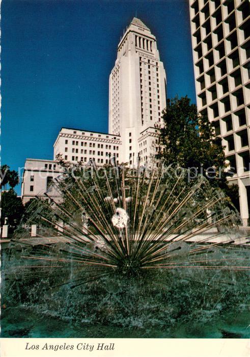 Los Angeles California City Hall Wasserspiele