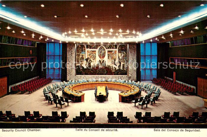 New York City United Nations Security Council Chamber