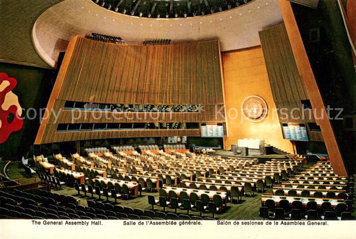 New York City United Nations The General Assembly Hall