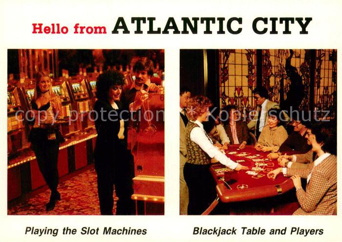 Atlantic City New Jersey Casino Slot Machines Blackjack Table