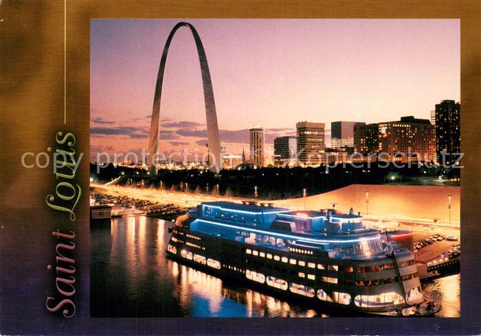 Saint Louis Missouri Riverfront with the President Casino on the Admiral Gateway