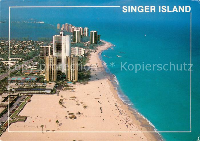 Singer Island Florida Beach Hotel Atlantic Ocean aerial view