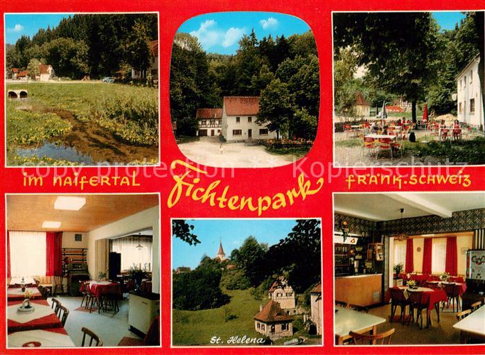 Unternaifermuehle Gasthof Pension Fichtenpark Partie am Bach