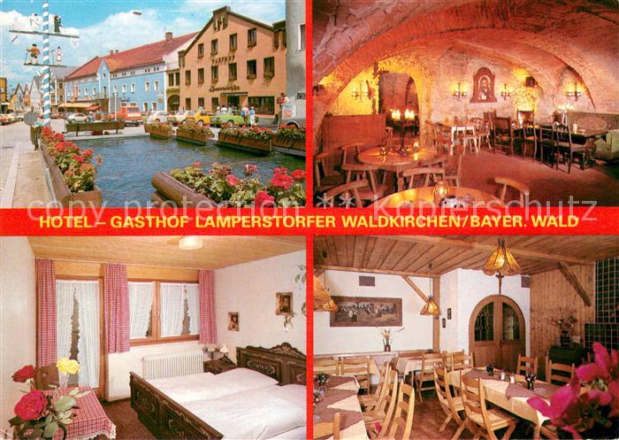 Waldkirchen Niederbayern Hotel Gasthof Lamperstorder Gastraum Fremdenzimmer Mark