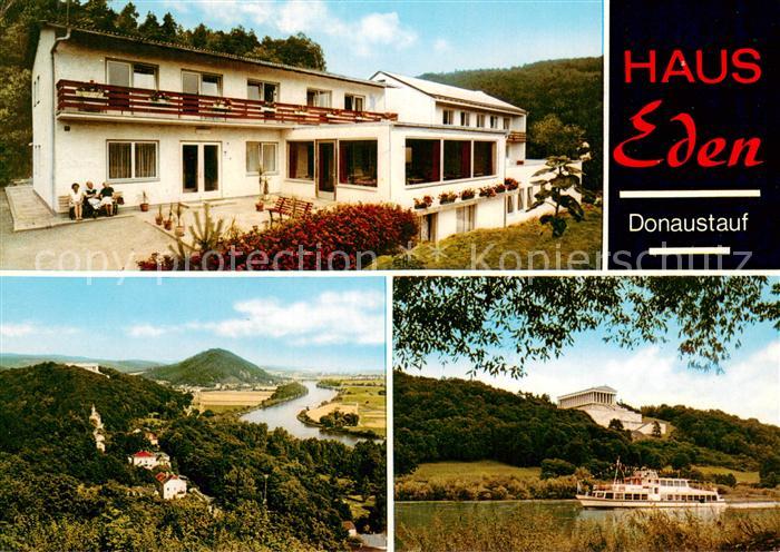 Donaustauf Haus Eden Kur- und Erholungsheim Donaudampfer Panorama