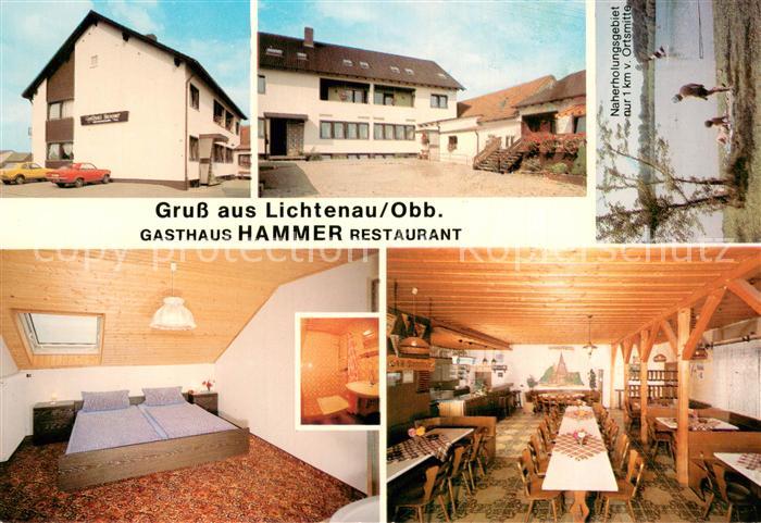 Weichering Gasthaus Hammer Gastraum Fremdenzimmer Naherholungsgebiet