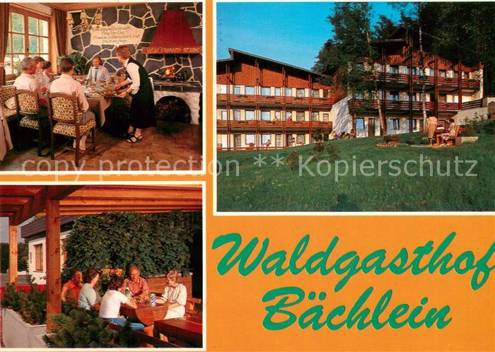 Mitwitz Waldgasthof Baechlein Restaurant Terrasse