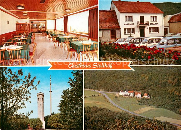 Bastenhaus Gasthaus Stollhof Gastraum Aussichtsturm Sender
