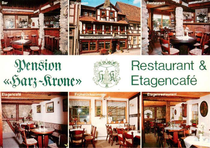 Wernigerode Harz Pension Restaurant Harz-Krone Cafe Bar