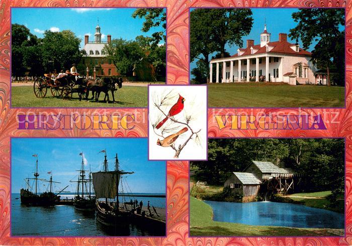 Virginia US-State Historic Virginia Governors Palace Williamsburg Mount Vernon H
