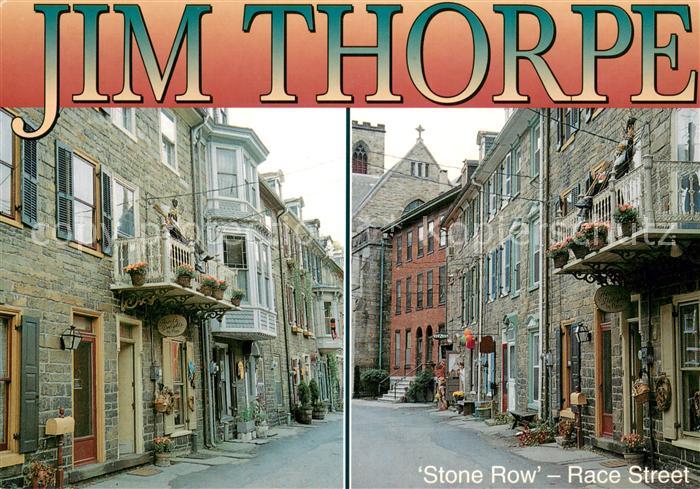 Jim Thorpe Stone Row Row Houses Race Street St. Marks Episcopal Church